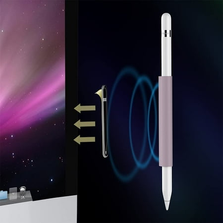 Apple Pencil Not Included Soft Silicone Holder Grip for Apple iPad Pro Pencil FRTMA for Apple Pencil Magnetic Sleeve Lavender